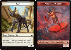 Cat (27) // Phyrexian Goblin (31) Token